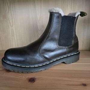 Dr. Martens Dark Brown Leather Boots